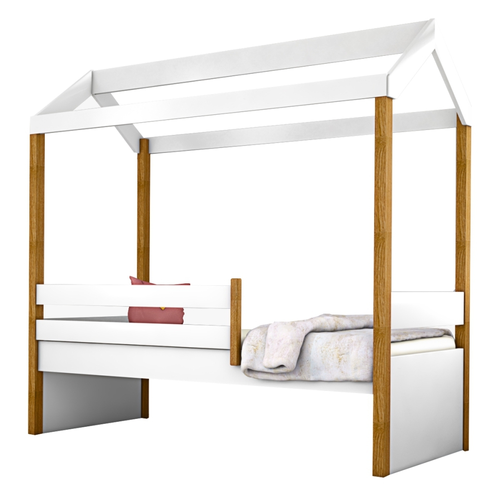 Cama Montessoriana Exclusiv Solteiro com Colchão