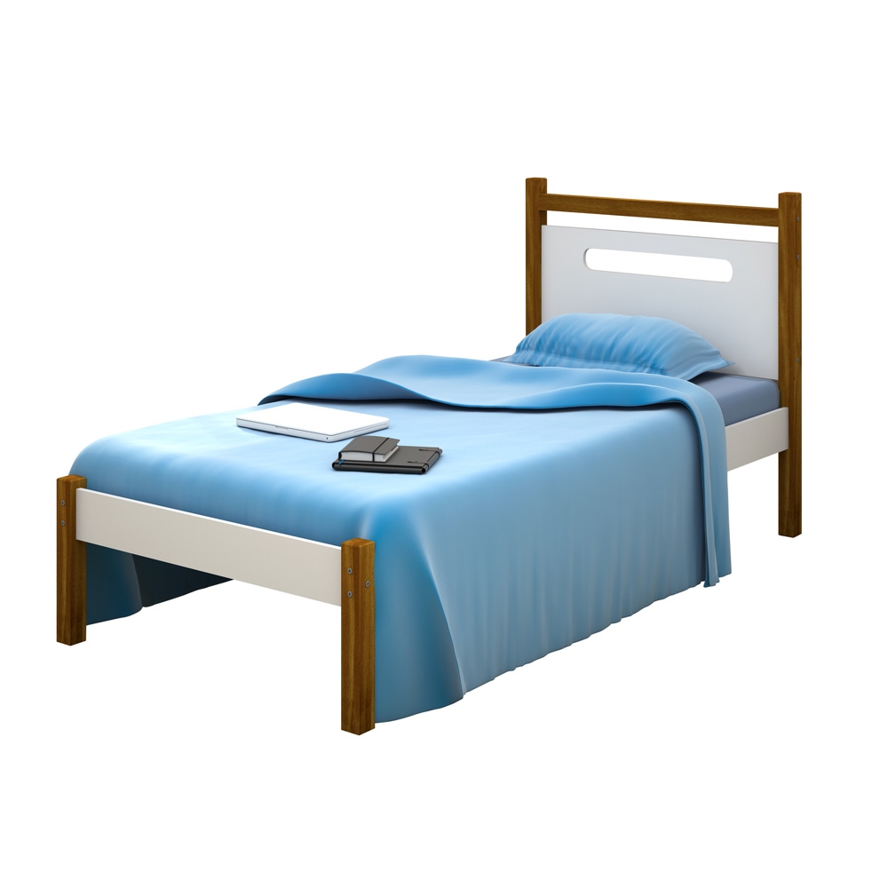 Cama Solteiro Helo com Auxiliar