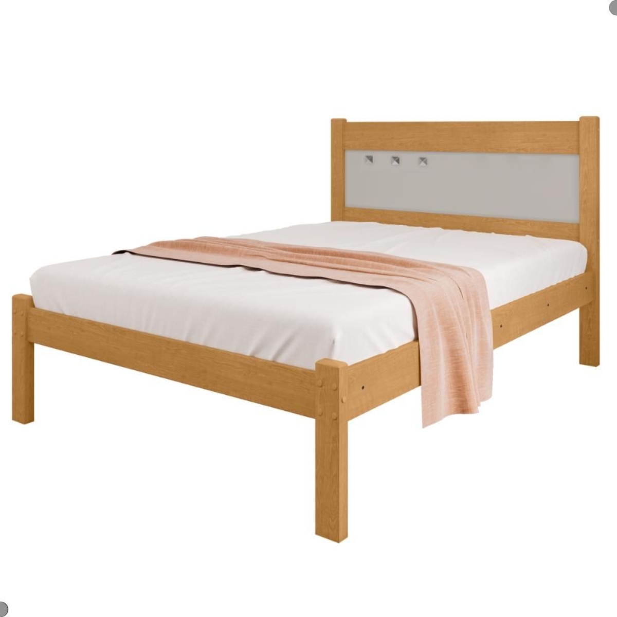 Cama de Casal Flex Iturama Naturalle Off White
