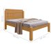 Cama de Casal Itajopbi Naturalle