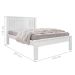 Cama de Casal com pés Itaguaí Branco