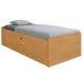 Cama de Solteiro Baú Com Colchão Naviraí Naturalle