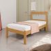 Cama de Solteiro Flex Bilac Com Colchão Naturalle Off White