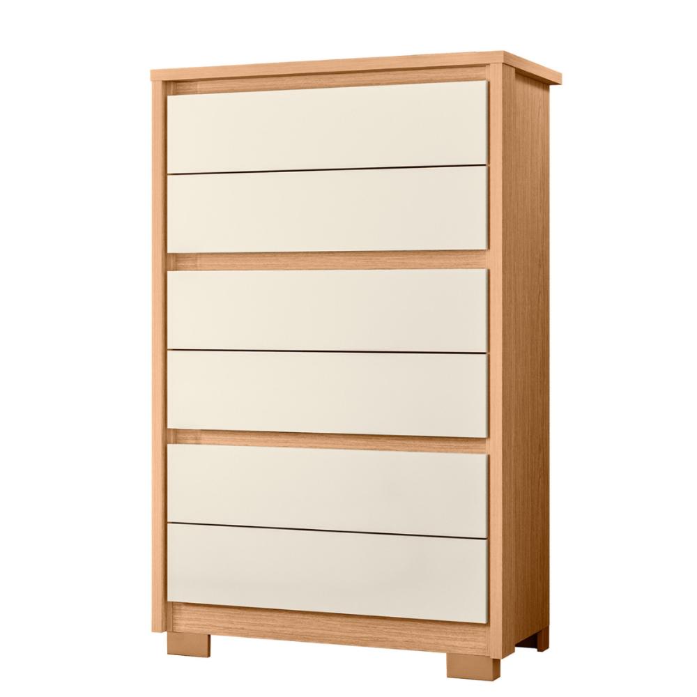Comoda 6 Gavetas Moreira Sales Freijo Off White