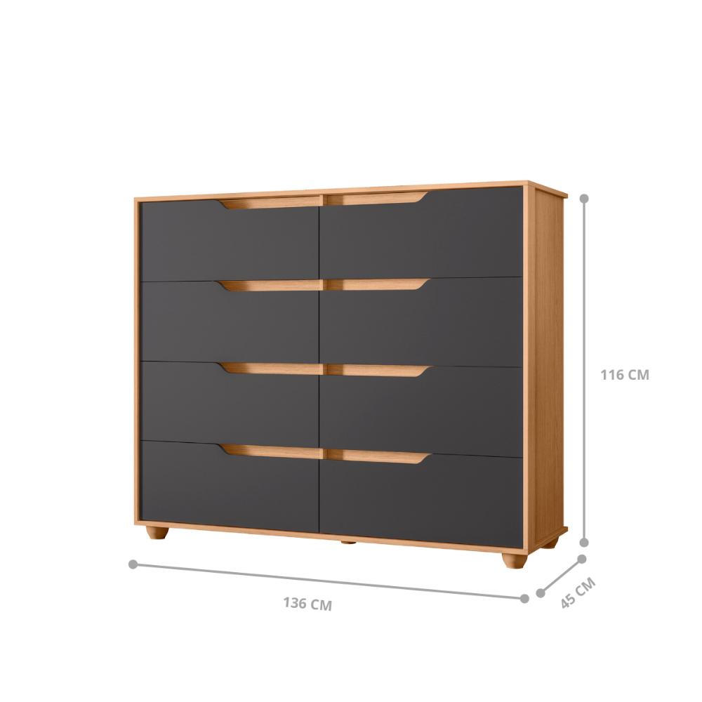 Comoda Bandeirantes Freijo Titanium