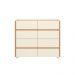 Comoda Tampo Vidro Ubarana Off White Freijo