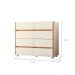 Comoda Tampo Vidro Ubarana Off White Freijo