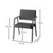 Conjunto 2 Poltrona Podium Plus Grafite