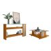 Conjunto Aparador e Mesa Centro Varsóvia Cinamomo Off White