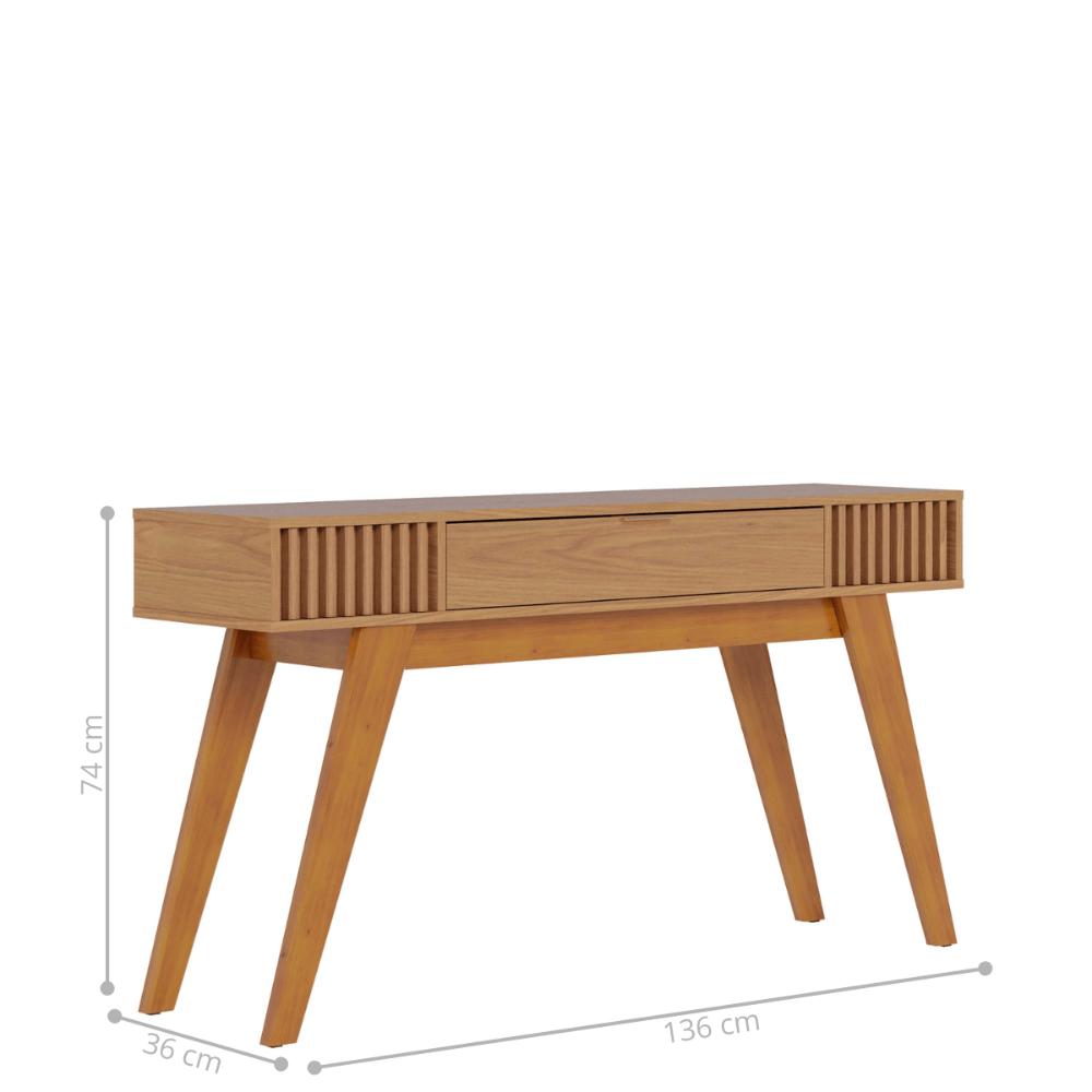 Conjunto Aparador e Painel Iris Off White Matte Freijo