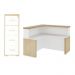 Conjunto Balcão e Arquivo Berlim Carvalho Branco
