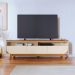 Conjunto Bancada e Mesa Centro Odessa Cinamomo Off White