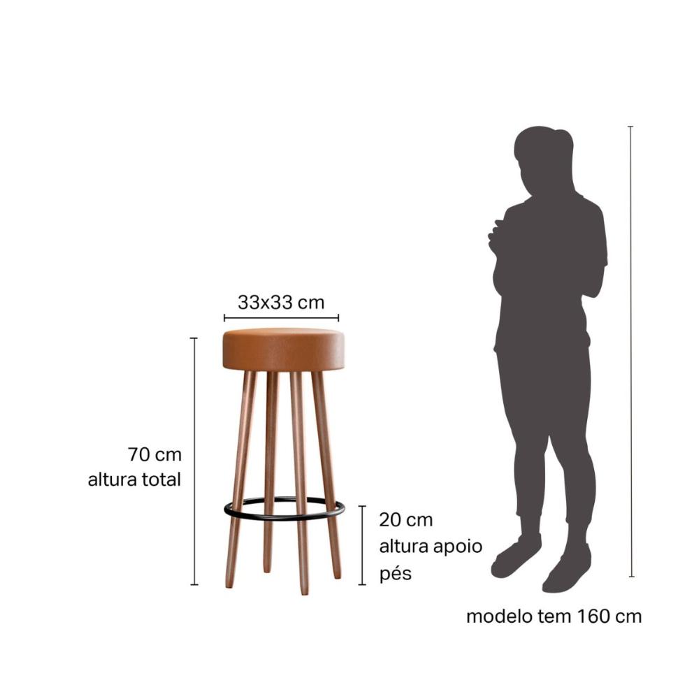 Conjunto Banquetas Belo Horiente Amarula