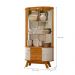 Conjunto Buffet e Cristaleira Budapeste Cinamomo Off White