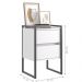 Conjunto Buffet e Gaveteiro Industrial Paris Branco