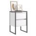 Conjunto Buffet e Gaveteiro Industrial Paris Branco