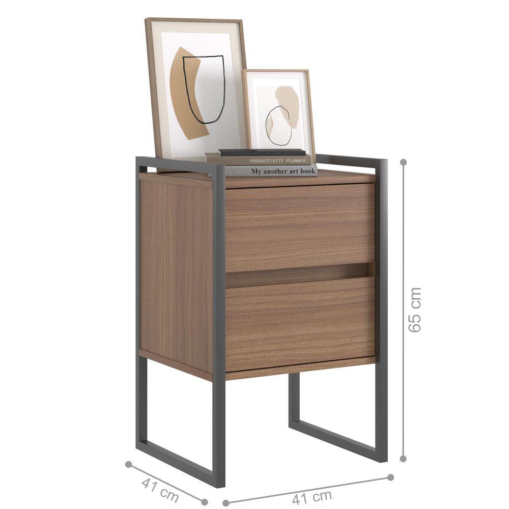 Conjunto Buffet e Gaveteiro Industrial Paris Montana