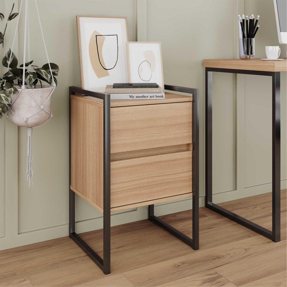 Conjunto Buffet e Gaveteiro Industrial Paris Montana