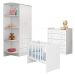 Conjunto Completo Quarto Infantil Quebec Branco Branco