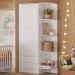 Conjunto Completo Quarto Infantil Quebec Branco Branco