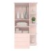 Conjunto Completo Quarto Infantil Quebec Rosa Acetinado