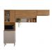 Conjunto Cozinha 6P Luna Amendola Touch Nude Prime TX