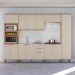 Conjunto Cozinha Compacta Canberra Jequitiba Off White
