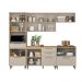Conjunto Cozinha Compacta Granada Jequitiba Off White