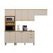 Conjunto Cozinha Compacta Greendale Jequitiba Off White
