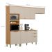 Conjunto Cozinha Compacta Greendale Jequitiba Off White