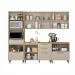 Conjunto Cozinha Compacta Madri Jequitiba Off White