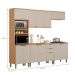 Conjunto Cozinha Compacta Munique Jequitiba Off White