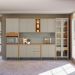 Conjunto Cozinha Compacta Osaka Jequitiba Gris Fosco