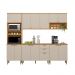 Conjunto Cozinha Compacta Osaka Jequitiba Off White
