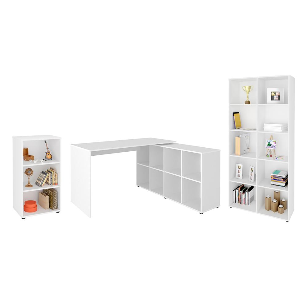 Conjunto Escritório Completo Ingolstadt Branco