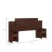 Conjunto Guarda Roupa 4 Portas e Cabeceira Lorena Cafe Touch