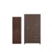 Conjunto Guarda Roupa 4 Portas e Sapateira Noth Cafe Touch