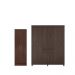 Conjunto Guarda Roupa 8 Portas e Sapateira Essen Cafe Touch