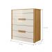 Conjunto Guarda Roupa Espelho e Comoda Lins Freijo Off White