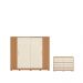 Conjunto Guarda Roupa e Cômoda Smart Freijó Off White