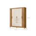 Conjunto Guarda Roupa e Comoda Assuncion Freijo Off White