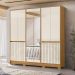 Conjunto Guarda Roupae Comoda Maunee Freijo Off White