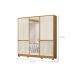 Conjunto Guarda Roupae Comoda Maunee Freijo Off White