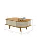 Conjunto Mesa Centro e Cristaleira Kiev Cumaru Opala