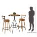 Conjunto Mesa Com 2 Banquetas Grecia Amarula
