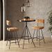 Conjunto Mesa Com 2 Banquetas Grecia Amarula