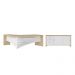 Conjunto Mesa Executiva e Balcão Wycombe Carvalho Branco