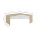 Conjunto Mesa Executiva e Balcão Wycombe Carvalho Branco