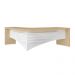 Conjunto Mesa Executiva e Balcão Wycombe Carvalho Branco