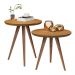 Conjunto Mesa Lateral Sofá Sala Pés Palito